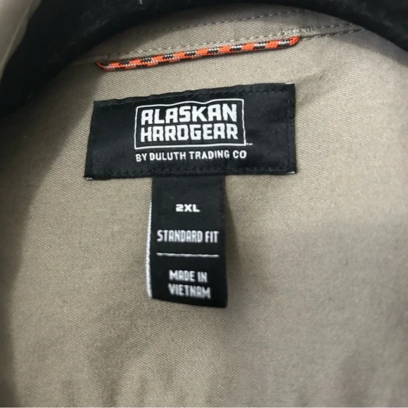 Alaskan Harogear by Duluth Trading Co Stone Run Standard Fit  Overshirt Size 2X - Picture 2 of 6